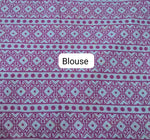 Baby Pink Mulmul Cotton Saree Blouse