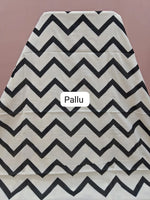 Cream Mulmul Cotton Saree Pallu