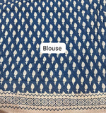 Cream Mulmul Cotton Saree Blouse