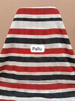 White Mulmul Cotton Saree Pallu