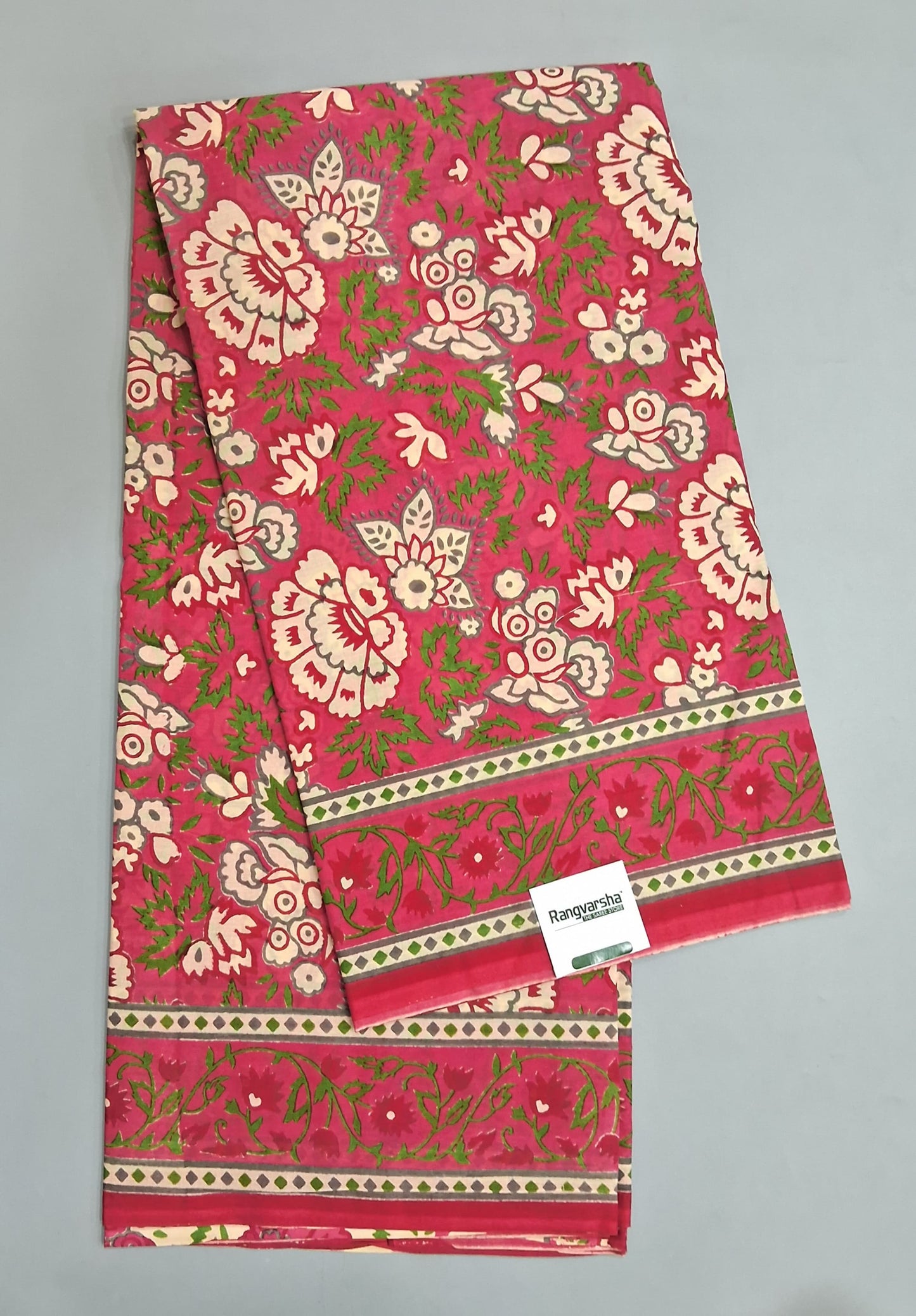 Sorbet Pink Mulmul Cotton Saree 