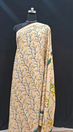 Beige Bliss Mulmul Cotton Saree