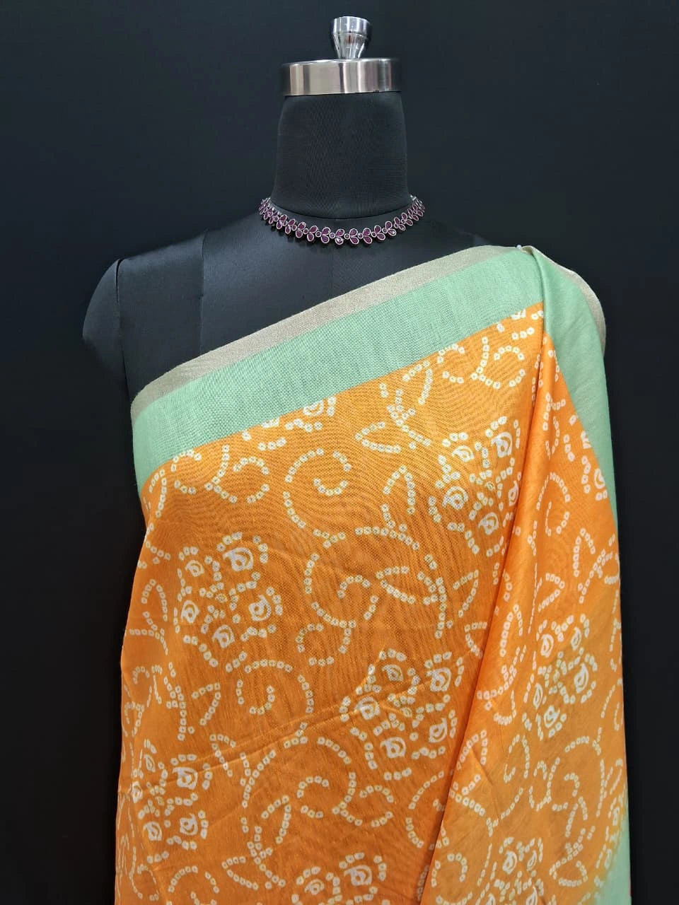 Elegant Yellow Jute Saree 