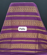 Parrot Green Kalyani Cotton Saree pallu