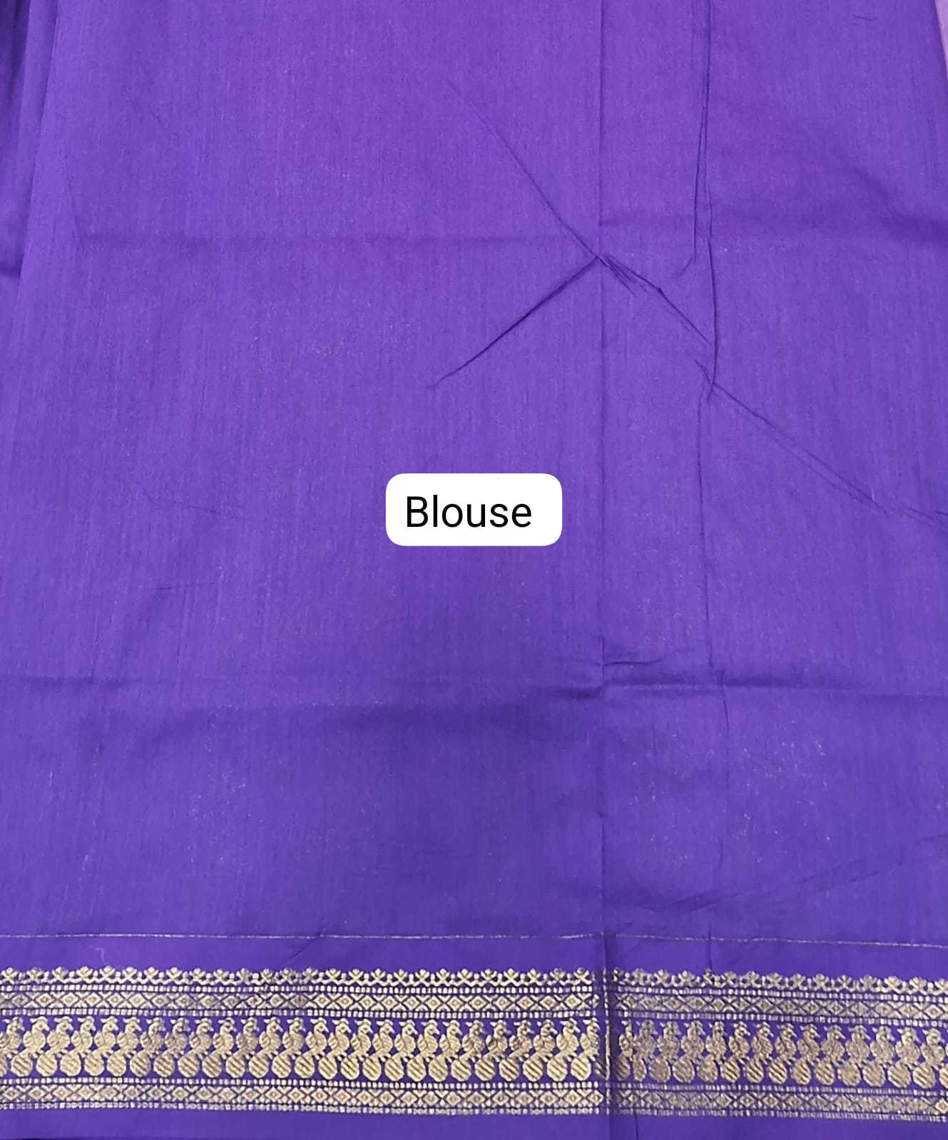 Lavender Kalyani Cotton Saree Blouse