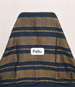 Premium Black Kalyani Cotton Saree pallu