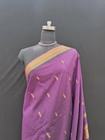 Elegant Wine Kalyani Cotton Saree