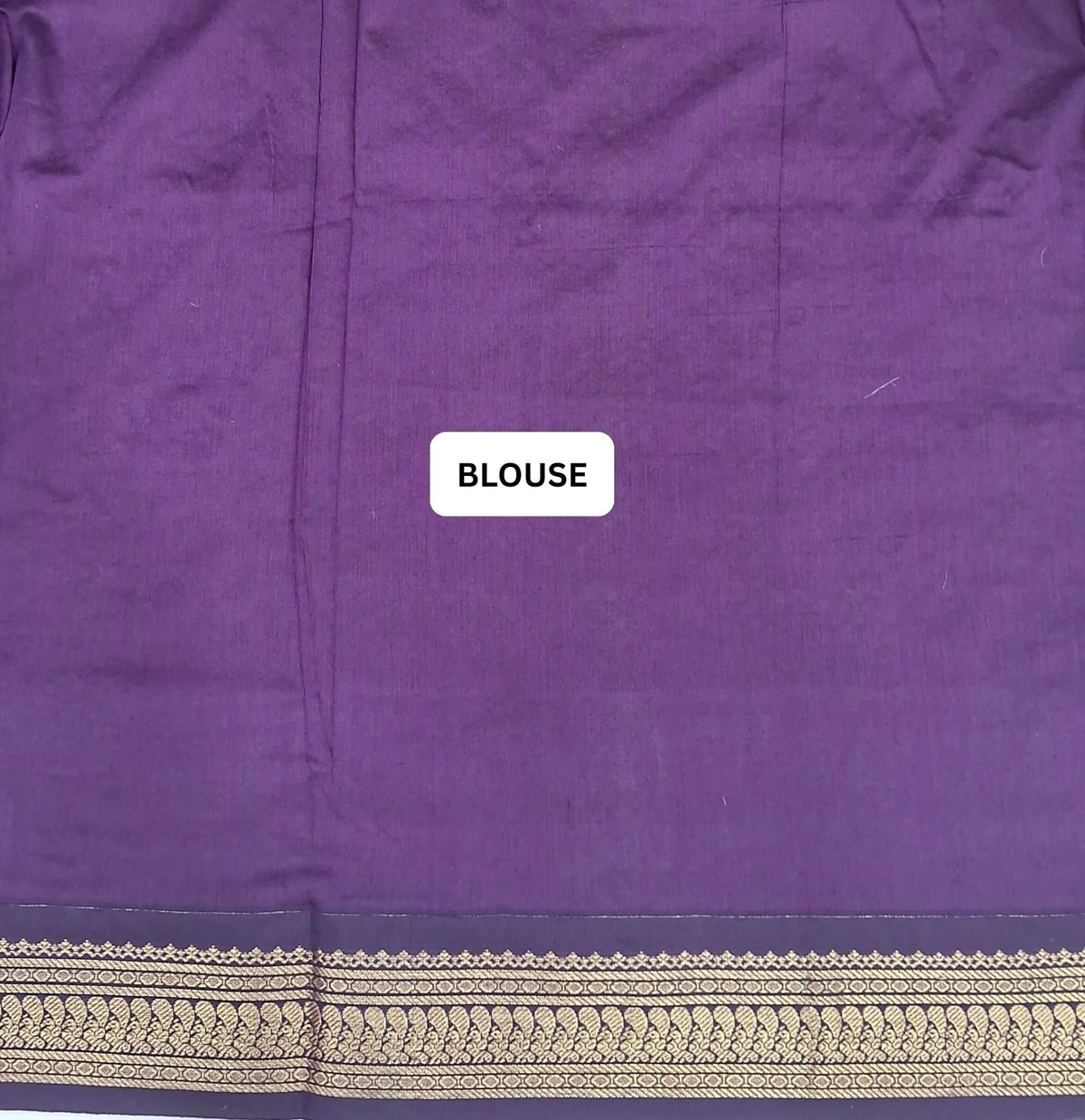 Elegant Wine Kalyani Cotton Saree blouse