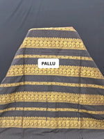 Dark Orange Kalyani Cotton Saree pallu