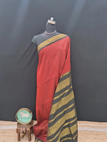 Maroon Kalyani Cotton Saree