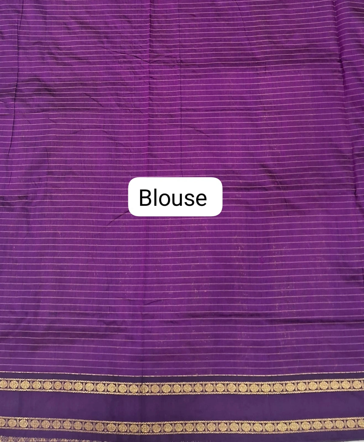 Wine Kalyani Cotton Saree blouse