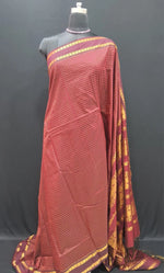 Brown Kalyani Cotton Saree
