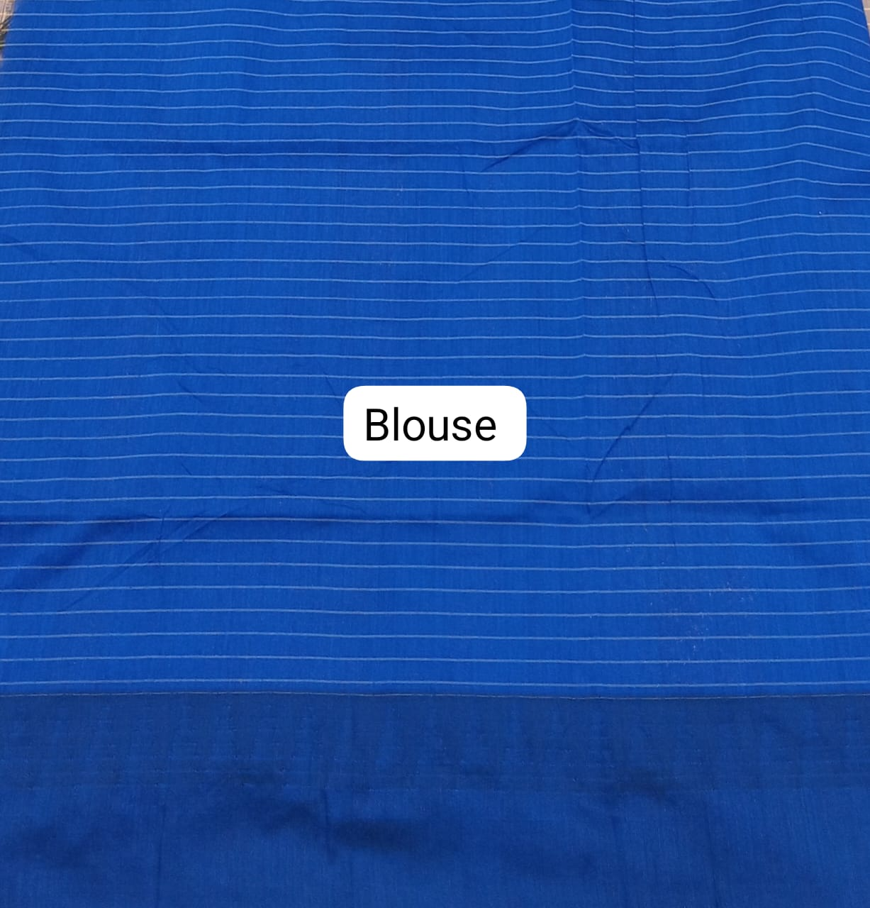 Beige Kalyani Cotton Saree blouse
