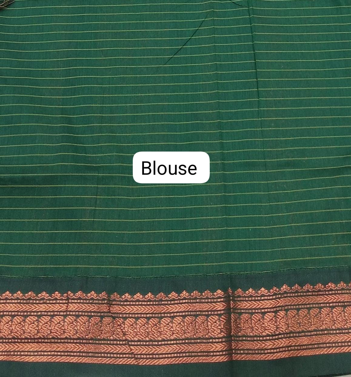 Orange Kalyani Cotton Saree