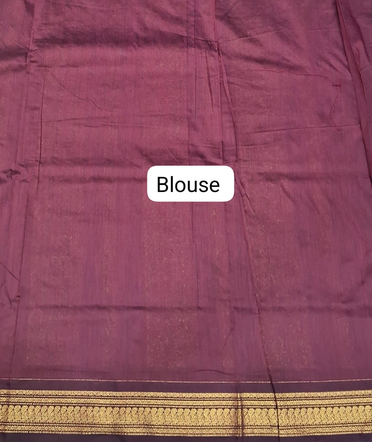 Lightweight Parrot Green Kalyani Cotton Saree blouse