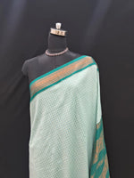 Sky Blue Kalyani Cotton Saree 1
