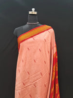 Peach Elegance Kalyani Cotton Saree  