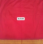 Peach Elegance Kalyani Cotton Saree blouse