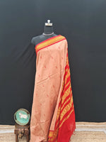 Graceful Peach Kalyani Cotton Saree