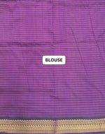 Parrot Green Kalyani Cotton Saree blouse