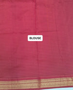 Mango Yellow Kalyani Cotton Saree blouse 