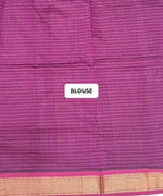 Sand Brown Kalyani Cotton Saree blouse