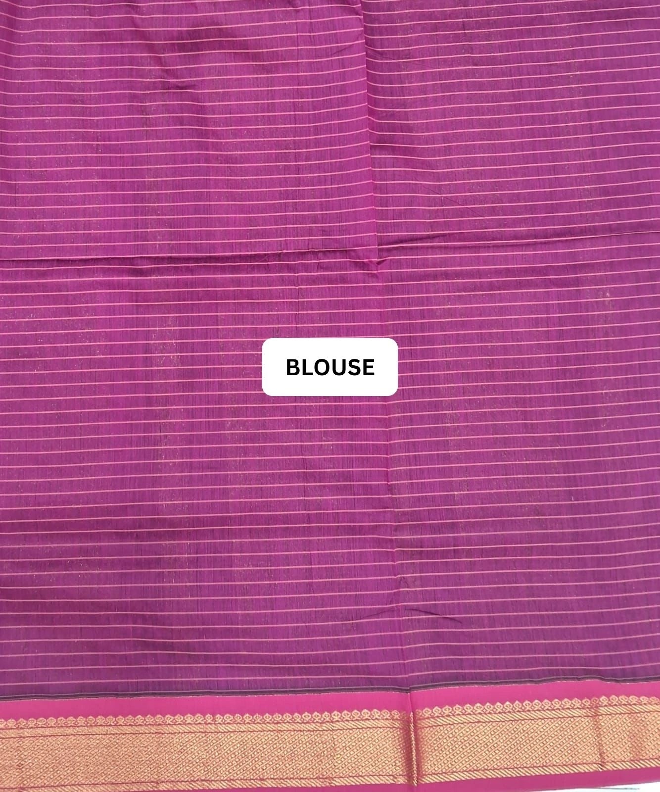 Sand Brown Kalyani Cotton Saree blouse