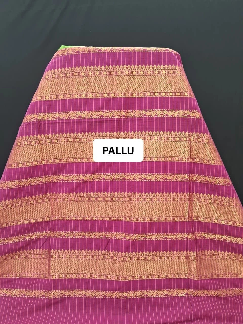 Sand Brown Kalyani Cotton Saree pallu