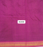 Lavender Kalyani Cotton Saree blouse