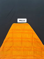Fire Red Kalyani Cotton Saree pallu