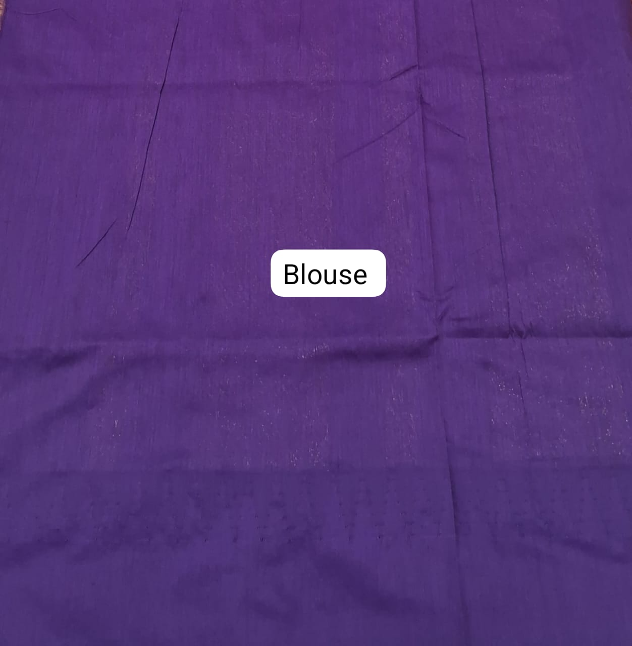 Beige Kalyani Cotton Saree blouse