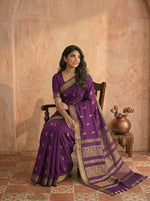 Timeless Wine Kalyani Cotton Saree