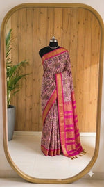 Charming Pink Kalyani Cotton Saree