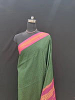 Bottle Green Kalyani Cotton Saree 