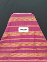 Bottle Green Kalyani Cotton Saree pallu 
