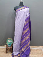 Light Purple Kalyani Cotton Saree