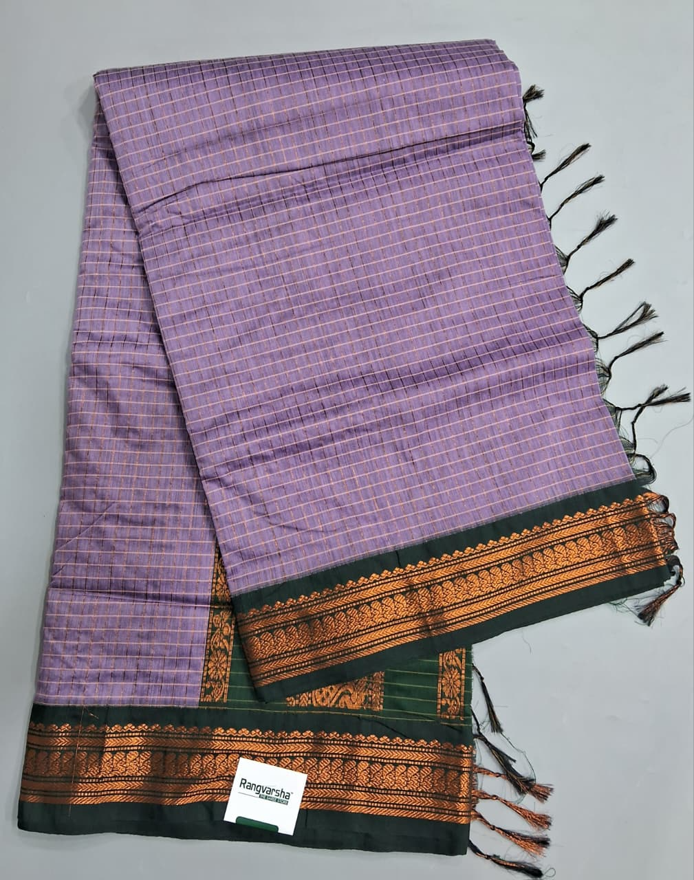 Lavender Kalyani Cotton Saree