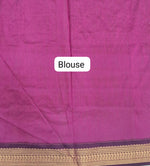 Stunning Black Kalyani Cotton Saree Blouse