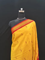 Radiant Golden Yellow Kalyani Cotton Saree 1