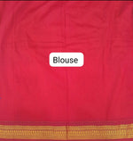 Radiant Golden Yellow Kalyani Cotton Saree Blouse