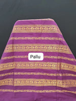 Bright Green Kalyani Cotton Saree Pallu