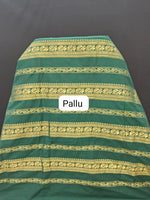 Red Kalyani cotton saree  pallu