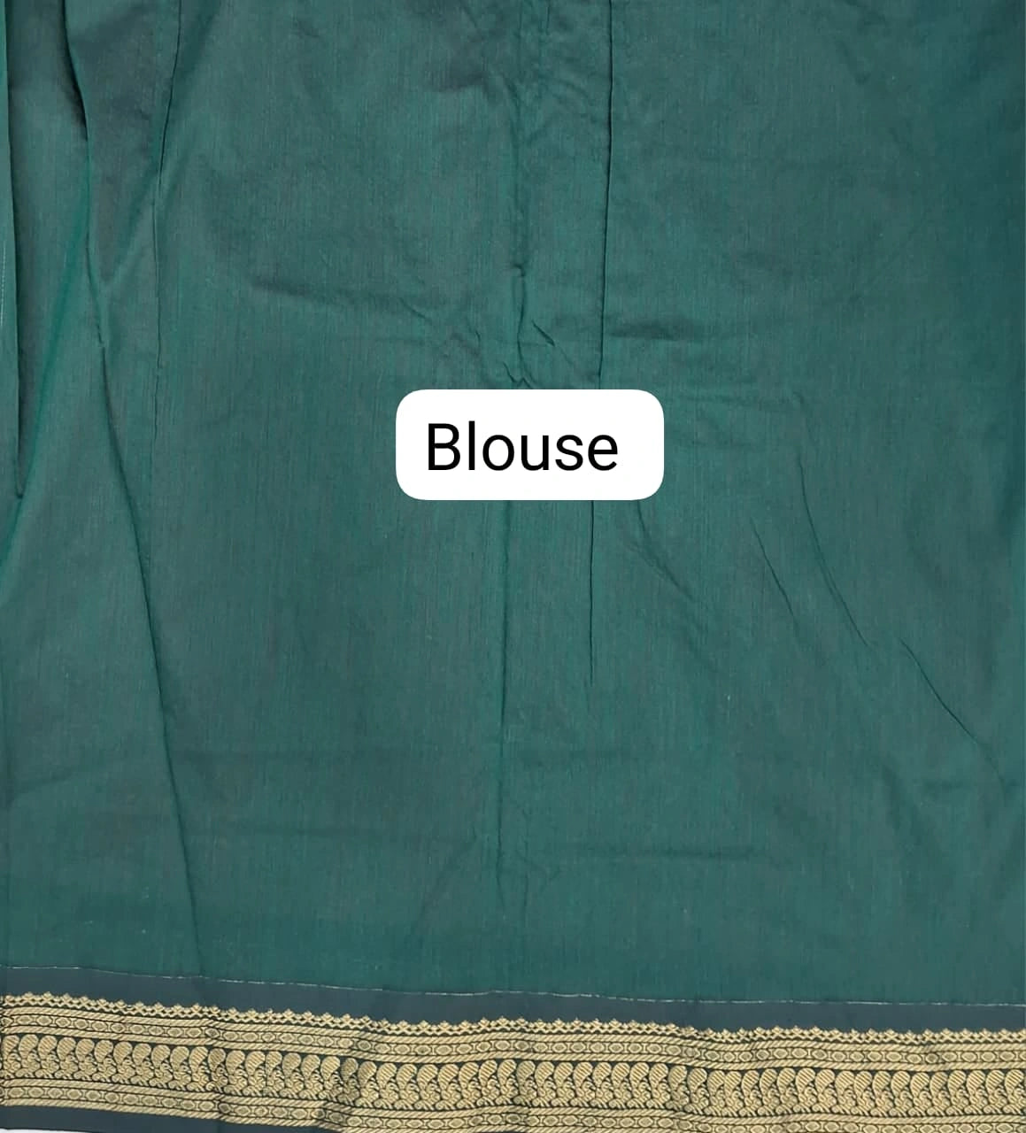 Red Kalyani cotton saree  bouse