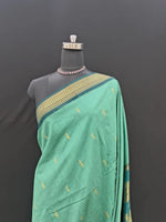Sea green Kalyani cotton saree 1