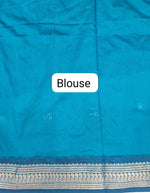 Sea green Kalyani cotton saree Blouse