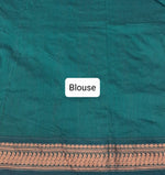 Deep purple Kalyani cotton saree Blouse