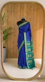Royal Blue Kalyani cotton saree