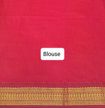 Yellow Kalyani cotton saree Blouse