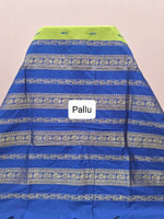 Light Green Kalyani cotton saree Pallu