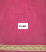 Leaf green Kalyani cotton saree Blouse